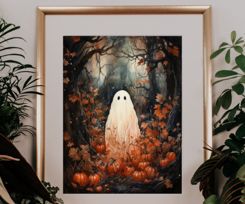 12 Best Ghost Poster Designs to get for Halloween Decor - atinydreamer